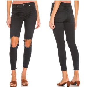 Free people black skinny jeans